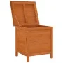 Arcón de jardín madera maciza abeto marrón 50x49x56,5 cm by vidaXL, Outdoor storage boxes - Ref: Foro24-364751, Price: 83,97 ...