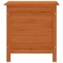 Arcón de jardín madera maciza abeto marrón 50x49x56,5 cm by vidaXL, Outdoor storage boxes - Ref: Foro24-364751, Price: 83,97 ...