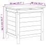 Arcón de jardín madera maciza abeto marrón 50x49x56,5 cm by vidaXL, Outdoor storage boxes - Ref: Foro24-364751, Price: 83,97 ...