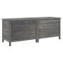 Massivholz Gartentruhe Tanne anthrazitgrau 150x50x56,5 cm von vidaXL, Aufbewahrungsboxen für den Außenbereich - Ref: Foro24-3...
