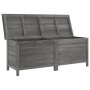 Massivholz Gartentruhe Tanne anthrazitgrau 150x50x56,5 cm von vidaXL, Aufbewahrungsboxen für den Außenbereich - Ref: Foro24-3...