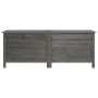 Massivholz Gartentruhe Tanne anthrazitgrau 150x50x56,5 cm von vidaXL, Aufbewahrungsboxen für den Außenbereich - Ref: Foro24-3...