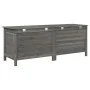 Massivholz Gartentruhe Tanne anthrazitgrau 150x50x56,5 cm von vidaXL, Aufbewahrungsboxen für den Außenbereich - Ref: Foro24-3...