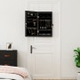 Spiegel mit Schmuckschatulle und LED-Leuchten für schwarze Wand von vidaXL, Spiegel - Ref: Foro24-353239, Preis: 70,42 €, Rab...