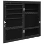 Mirror with jewelry box and LED lights for black wall by vidaXL, Mirrors - Ref: Foro24-353239, Price: 69,38 €, Discount: %