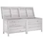 Solid wood garden chest white fir 150x50x56.5 cm by vidaXL, Outdoor storage boxes - Ref: Foro24-364757, Price: 173,24 €, Disc...