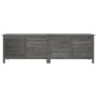 Arcón jardín madera maciza abeto gris antracita 198,5x50x56,5cm by vidaXL, Outdoor storage boxes - Ref: Foro24-364762, Price:...