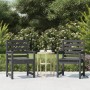 Gartenstühle 2 Stück massives Kiefernholz grau 60x48x91 cm von vidaXL, Gartenstühle - Ref: Foro24-824055, Preis: 92,37 €, Rab...