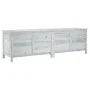 Arcón de jardín madera maciza abeto blanco 198,5x50x56,5 cm de vidaXL, Cajas de almacenaje para exteriores - Ref: Foro24-3647...