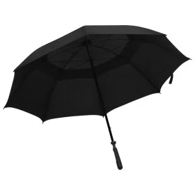 Schwarzer Regenschirm 130 cm von vidaXL, Regenschirm - Ref: Foro24-149140, Preis: 19,81 €, Rabatt: %