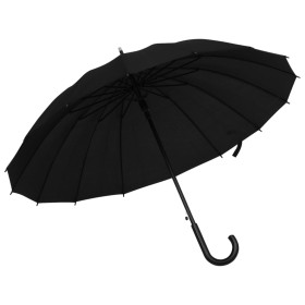 Paraguas automático negro 105 cm