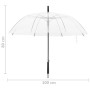 Paraguas transparente 100 cm
