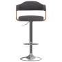Barhocker, 2 Einheiten, gebogenes Holz, dunkelgrau und Stoff von vidaXL, Küchenhocker - Ref: Foro24-327338, Preis: 191,08 €, ...