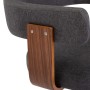 Barhocker, 2 Einheiten, gebogenes Holz, dunkelgrau und Stoff von vidaXL, Küchenhocker - Ref: Foro24-327338, Preis: 191,08 €, ...