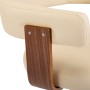 Küchenhocker 2 Stück Kunstleder gebogene Holzbeine Creme von vidaXL, Küchenhocker - Ref: Foro24-327335, Preis: 203,74 €, Raba...