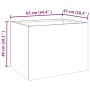Pflanzgefäß aus Cortenstahl, 62 x 47 x 46 cm von vidaXL, Töpfe und Pflanzgefäße - Ref: Foro24-821558, Preis: 65,74 €, Rabatt: %