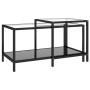 Mesita de centro 2 piezas vidrio templado negro de vidaXL, Mesas auxiliares - Ref: Foro24-331614, Precio: 111,74 €, Descuento: %