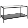 Mesita de centro 2 piezas vidrio templado negro de vidaXL, Mesas auxiliares - Ref: Foro24-331614, Precio: 111,74 €, Descuento: %