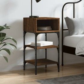 Nachttisch aus eichenbraunem Holzwerkstoff, 35 x 34,5 x 70 cm von vidaXL, Nachttische - Ref: Foro24-825891, Preis: 37,73 €, R...