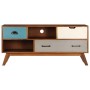 TV-Möbel mit 3 Schubladen aus massivem Akazienholz 110x35x50 cm von vidaXL, TV-Möbel - Ref: Foro24-247936, Preis: 182,46 €, R...