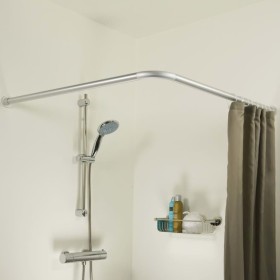 Sealskin Barra esquinera para cortina de ducha cromada 90x90 cm
