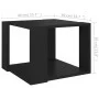 Mesa de centro de madera contrachapada negro 40x40x30 cm de vidaXL, Mesas de centro - Ref: Foro24-806311, Precio: 24,22 €, De...