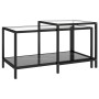 2-teiliger Couchtisch aus gehärtetem schwarzem Glas von vidaXL, Seitentische - Ref: Foro24-331615, Preis: 113,99 €, Rabatt: %