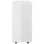 Glossy white plywood wheel cabinet 60x35x75cm by vidaXL, Lockers and storage cabinets - Ref: Foro24-808455, Price: 80,08 €, D...