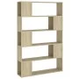 Sonoma oak plywood separator bookcase 100x24x155 cm by vidaXL, Bookcases and shelves - Ref: Foro24-809200, Price: 76,47 €, Di...