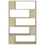 Separator-Bücherregal aus Sonoma-Eichensperrholz, 100 x 24 x 155 cm von vidaXL, Bücherregale und Regale - Ref: Foro24-809200,...