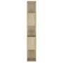 Librería separador contrachapada roble Sonoma 100x24x155 cm