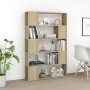Librería separador contrachapada roble Sonoma 100x24x155 cm