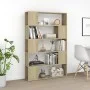 Separator-Bücherregal aus Sonoma-Eichensperrholz, 100 x 24 x 155 cm von vidaXL, Bücherregale und Regale - Ref: Foro24-809200,...