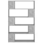 Bookshelf separator in gray concrete plywood 100x24x155 cm by vidaXL, Bookcases and shelves - Ref: Foro24-809201, Price: 69,8...