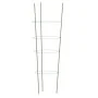 Garden plant supports with 4 rings 5 pcs green steel 90 cm by vidaXL, Trellises and plant supports - Ref: Foro24-319375, Pric...