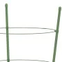 Garden plant supports with 4 rings 5 pcs green steel 90 cm by vidaXL, Trellises and plant supports - Ref: Foro24-319375, Pric...