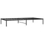 Estructura de cama de metal negro 100x200 cm de vidaXL, Camas y somieres - Ref: Foro24-350841, Precio: 66,88 €, Descuento: %