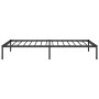 Estructura de cama de metal negro 100x200 cm de vidaXL, Camas y somieres - Ref: Foro24-350841, Precio: 66,88 €, Descuento: %