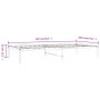 Estructura de cama de metal negro 100x200 cm de vidaXL, Camas y somieres - Ref: Foro24-350841, Precio: 66,88 €, Descuento: %