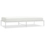 Estructura de cama de metal blanca 100x200 cm de vidaXL, Camas y somieres - Ref: Foro24-350908, Precio: 78,27 €, Descuento: %