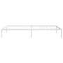 Estructura de cama de metal blanca 100x200 cm de vidaXL, Camas y somieres - Ref: Foro24-350908, Precio: 78,27 €, Descuento: %