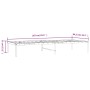 Bettgestell aus weißem Metall, 80 x 200 cm von vidaXL, Betten und Lattenroste - Ref: Foro24-350904, Preis: 66,65 €, Rabatt: %