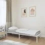 Estructura de cama de metal con cabecero blanco 80x200 cm de vidaXL, Camas y somieres - Ref: Foro24-350922, Precio: 67,97 €, ...
