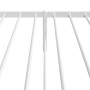 Bettgestell aus Metall mit weißem Kopfteil 80x200 cm von vidaXL, Betten und Lattenroste - Ref: Foro24-350922, Preis: 69,12 €,...
