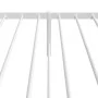 Estructura de cama de metal con cabecero blanco 80x200 cm de vidaXL, Camas y somieres - Ref: Foro24-350922, Precio: 67,97 €, ...