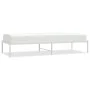 Estructura de cama metal blanco 75x190 cm de vidaXL, Camas y somieres - Ref: Foro24-350903, Precio: 62,90 €, Descuento: %