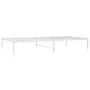 Estructura de cama metal blanco 75x190 cm de vidaXL, Camas y somieres - Ref: Foro24-350903, Precio: 62,90 €, Descuento: %