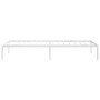 Bettgestell aus weißem Metall, 75 x 190 cm von vidaXL, Betten und Lattenroste - Ref: Foro24-350903, Preis: 64,05 €, Rabatt: %