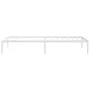 Estructura de cama metal blanco 75x190 cm de vidaXL, Camas y somieres - Ref: Foro24-350903, Precio: 62,90 €, Descuento: %