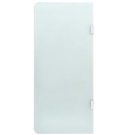 Panel privacidad de urinario de pared vidrio templado 90x40 cm